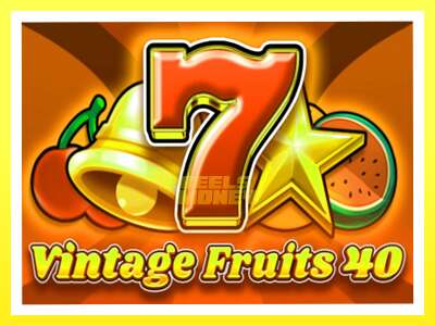 गेमिङ मेसिन Vintage Fruits 40 - वास्तविक पैसाको लागि खेल्नुहोस्